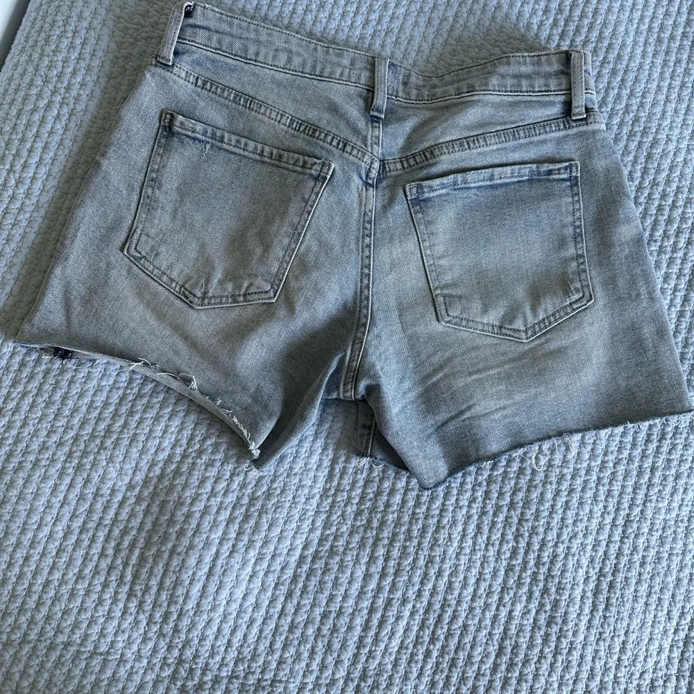 Kut from the Kloth Jane high waist long Jean Shorts